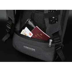 Sac à dos multifonction à la mode - avec port de chargement USB - sac pour ordinateur portable 13" / 15"