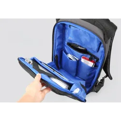 Modny plecak wielofunkcyjny - z portem ładowania USB - torba na laptopa 13" / 15"Plecaki