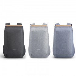 Modischer Rucksack - Tasche für 15'' Laptop - mit USB-Ladeanschluss - wasserdicht
