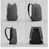 Modny plecak - torba na laptopa 15'' - z portem USB do ładowania - wodoodpornyPlecaki
