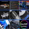 Professionele optische gamingmuis - 6 knoppen - bedraad - 3200 DPI - LED - stilMuizen