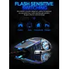 Professional optical gaming mouse - 6 buttons - wired - 3200DPI - LED - silent