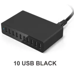 Wieloportowa ładowarka USB - szybkie ładowanie - 5 / 6 / 10 portów - 60WŁadowarki