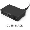 Wieloportowa ładowarka USB - szybkie ładowanie - 5 / 6 / 10 portów - 60WŁadowarki