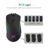 MouseM625 - A3050 - 4000 DPI 1000Hz - mouse para juegos con cable - retroiluminación RGB - 7 botones - USB