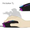 MouseM625 - A3050 - 4000 DPI 1000Hz - mouse para juegos con cable - retroiluminación RGB - 7 botones - USB