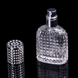 Nachfüllbare Glasflasche für Parfüm mit Zerstäuber 30 ml - 50 ml