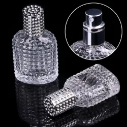 Flacon en verre rechargeable pour parfum avec atomiseur 30 ml - 50 ml