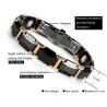 Bransoletka magnetyczna - czarna ceramiczna stal wolframowa - unisex - ochrona przed promieniowaniemOchrona ekranu