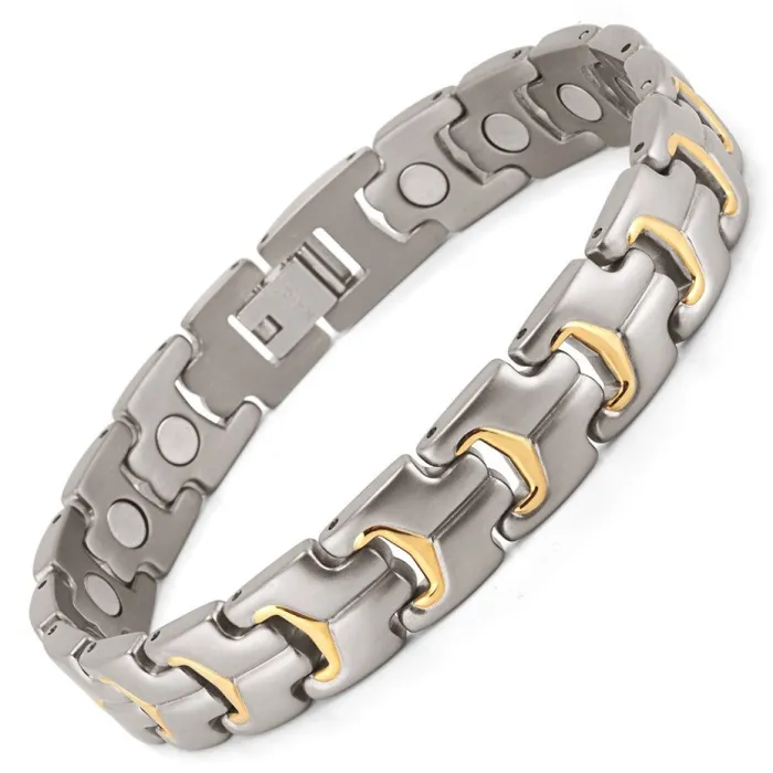 PulserasPulsera de salud magnética de moda - titanio - protección radiológica