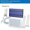 Kinkiet zewnętrzny ogrodowy - wodoodporna lampa solarna - regulowana - 48 LEDOświetlenia słonecznego