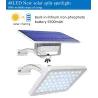 Kinkiet zewnętrzny ogrodowy - wodoodporna lampa solarna - regulowana - 48 LEDOświetlenia słonecznego