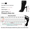 Sexy High Heel Stiefel - mit Reißverschlüssen / Schnalle - Knöchellang - offene Spitze / Ferse