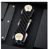 llaveroModern key organiser - carbon keychain