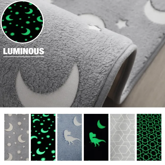 Gruby świecący dywan - pluszowa puszysta mataDywany