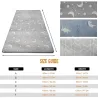 Thick luminous carpet - plush fluffy mat