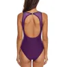 Badpak uit één stuk - hoge hals - rugloosBadkleding