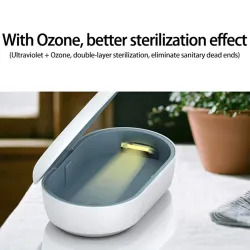 Uniwersalne pudełko do dezynfekcji - sterylizator - do telefonów / masek na twarz / zabawek - światło UV - z kablem USBMaski ...