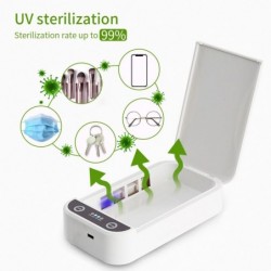 Sterylizator UV - pudełko - dezynfektor do masek / telefonów / kluczy / biżuteriiCzyszczenie