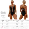 Sexy Badeanzug - ausgehöhlte Streifen - rückenfrei
