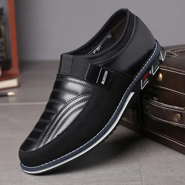 Eleganckie klasyczne buty męskie - wsuwaneButy