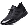 Modieuze herensneakers - ademend - echt leerSchoenen