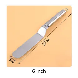Spatule à crème en acier inoxydable - couteau - pour la décoration de gâteaux