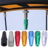 Fahrradradventil - Aluminiumkappe - Staubschutzkappen - 5 Stück