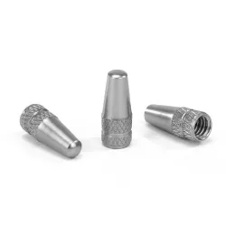Fietswielventiel - aluminium kap - stofkappen - 5 stuksFiets