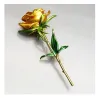 Elegante Brosche - Emaille Rose