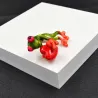 Grüner Frosch mit rotem Herz - Brosche