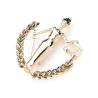 Libra constellation - metal brooch