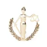 Libra constellation - metal brooch