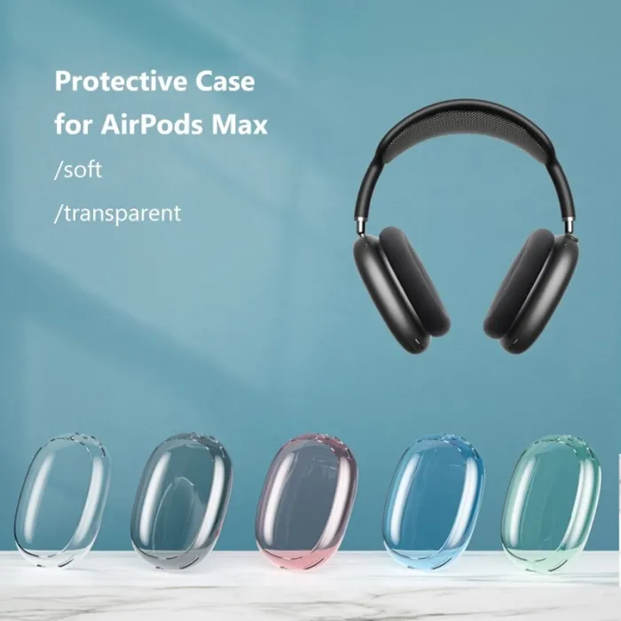 Transparante beschermhoes - voor AirPods Max-hoofdtelefoon - waterdichtHeadsets