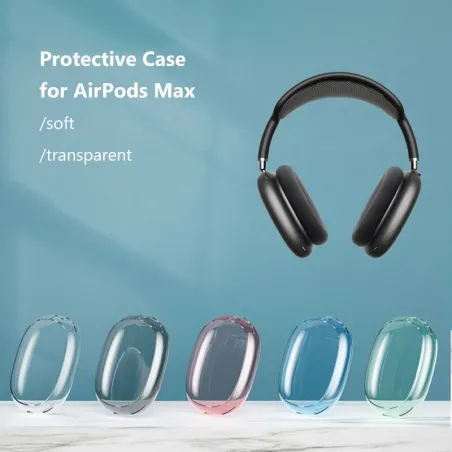 Transparent protective cover - for AirPods Max headphones - waterproof
