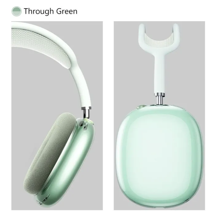 Przezroczysty pokrowiec ochronny - na słuchawki AirPods Max - wodoodpornyZestawy Słuchawkowe