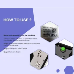 Máquinas de grabadoNEJE DK-BL - 3000mW - mini máquina de grabado - grabador láser - inalámbrico - Bluetooth - iOS - Android