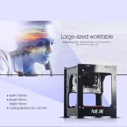 NEJE DK-BL - 3000mW - mini engraving machine - laser engraver - wireless - Bluetooth - iOS - Android