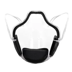Transparente Gesichtsschutzmaske - Kunststoffschild - mit Filter