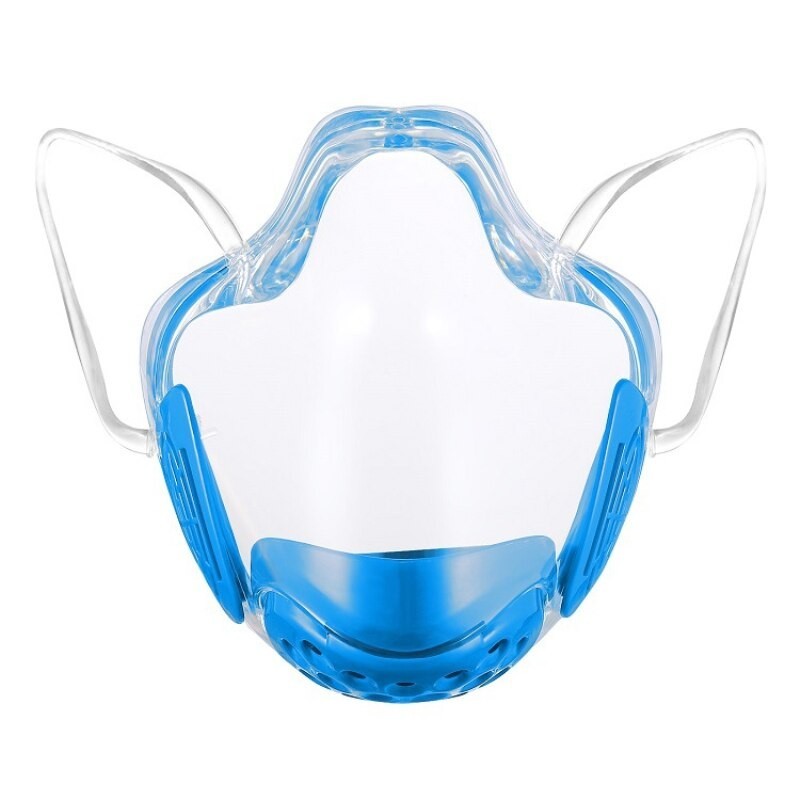 Przezroczysta maska ochronna na twarz - plastikowa osłona - z filtremMaski na usta
