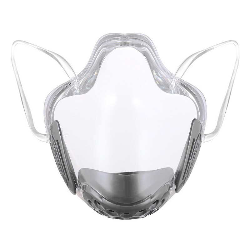Przezroczysta maska ochronna na twarz - plastikowa osłona - z filtremMaski na usta