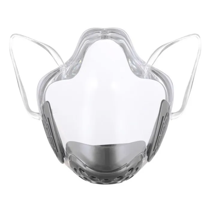 Transparente Gesichtsschutzmaske - Kunststoffschild - mit Filter