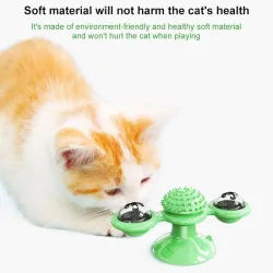 Windmolen - kattenspeeltje - haarborstel / tandenborstel - glow ballToys