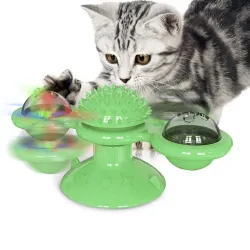 Windmolen - kattenspeeltje - haarborstel / tandenborstel - glow ballToys