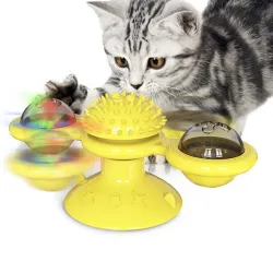 Windmolen - kattenspeeltje - haarborstel / tandenborstel - glow ballToys