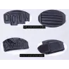 GuantesGuantes de piel negros - fitness / gimnasio / ciclismo - medio dedo