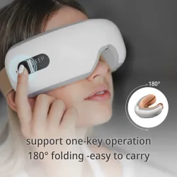 isee 4 - elektryczny masażer do oczu - wibracja - ogrzewanie - usuwanie zmęczenia / cieni pod oczamiSen