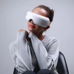 isee 4 - masseur oculaire électrique - vibration - chauffage - élimination de la fatigue / des cernes