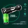 Mini massager gun - vibrator - muscle relaxation - pain relief - LCD display