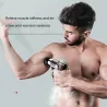Mini massagepistol - vibrator - muskelavslappning - smärtlindring - LCD -display